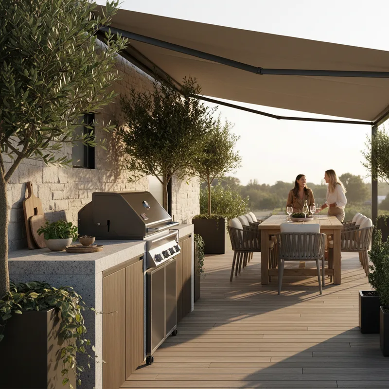 Amenager une terrasse barbecue : 7 regles pour un espace convivial et fonctionnel