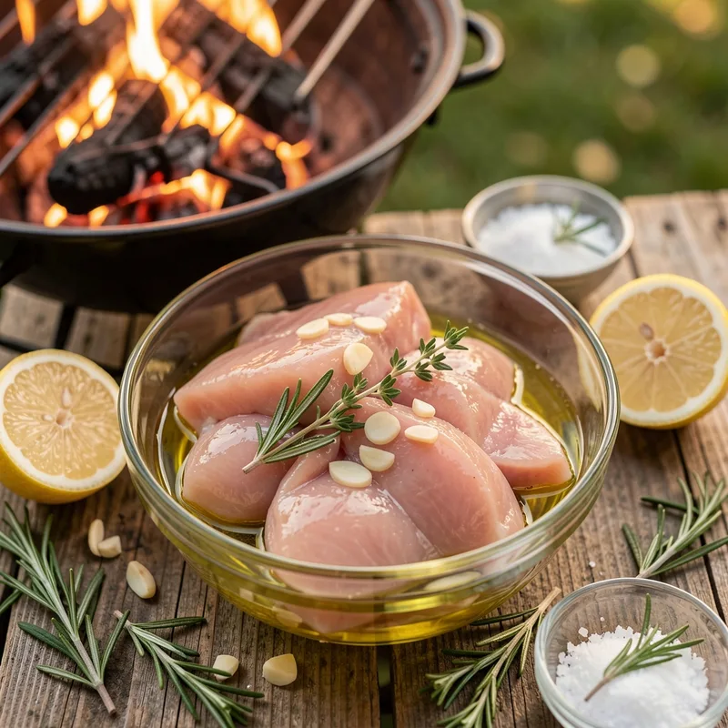 Marinade pour barbecue : recettes, temps et technique par viande