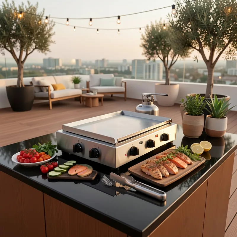 Plancha extérieure : choisir, installer et aménager pour des grillades parfaites